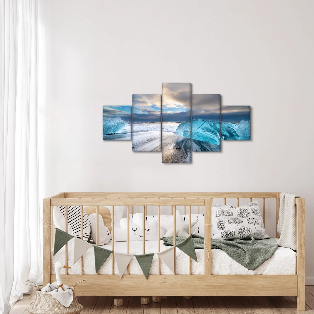 Obraz - Diamond Beach (125x70 cm)