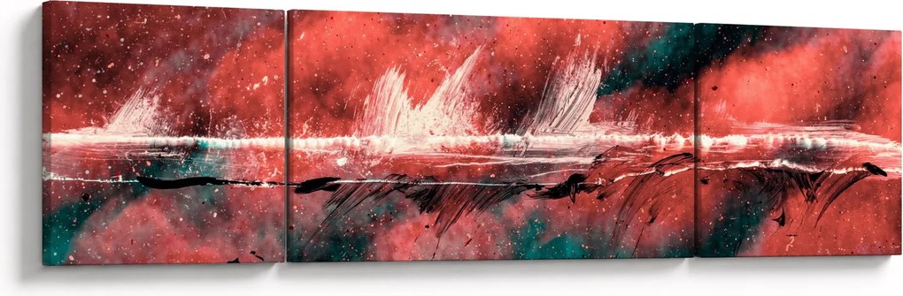 Obraz - Wybuch nafty (170x50 cm)
