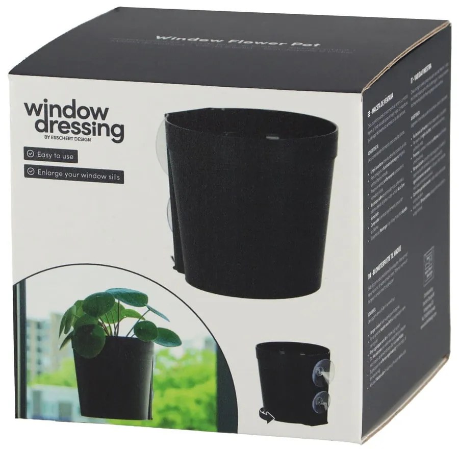 Plastikowe wiszące i ścienne doniczki zestaw 2 szt. ø 13 cm – Esschert Design