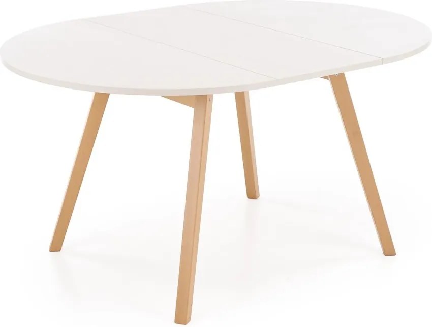 Okrągły rozkładany stół z kaszmirowym blatem Ruben Halmar