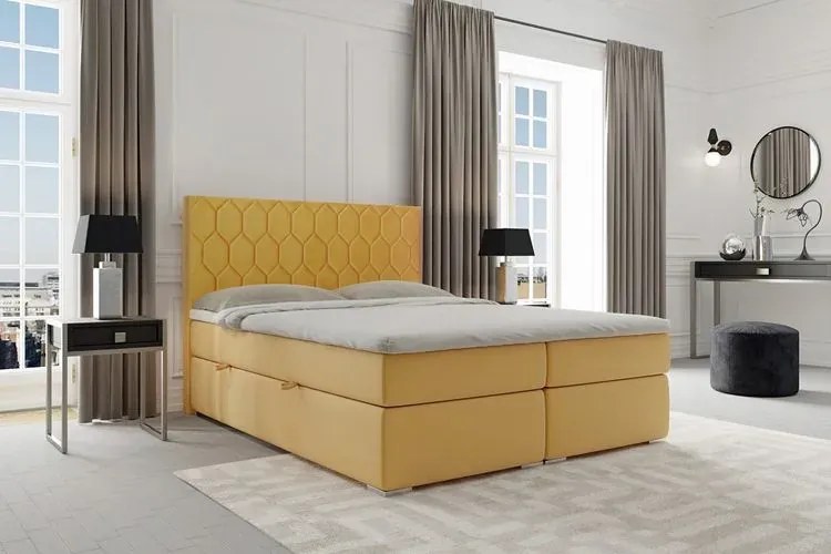 Pojedyncze łóżko boxspring Cahir 80x200 - 32 kolory