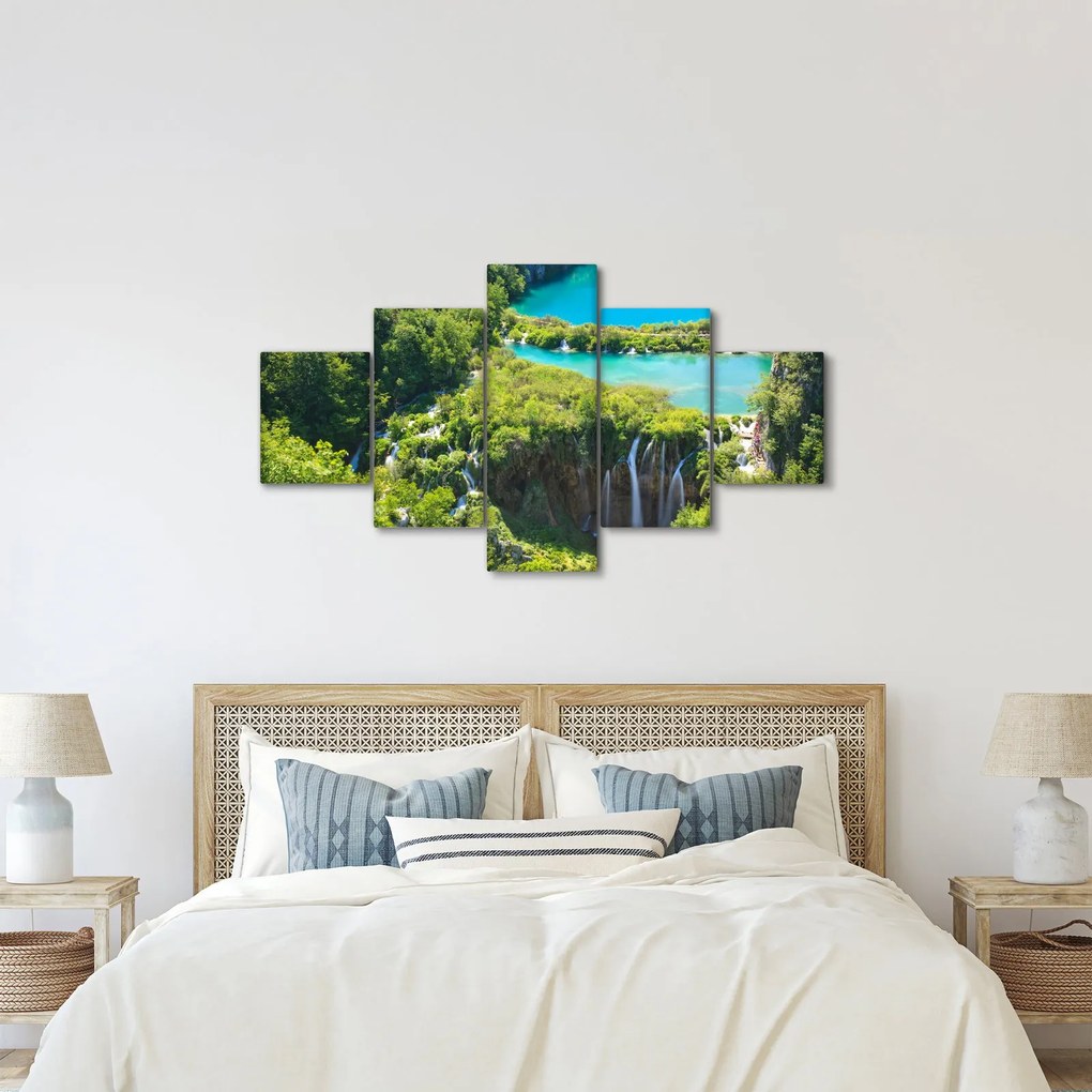Obraz - Wodospady (125x70 cm)