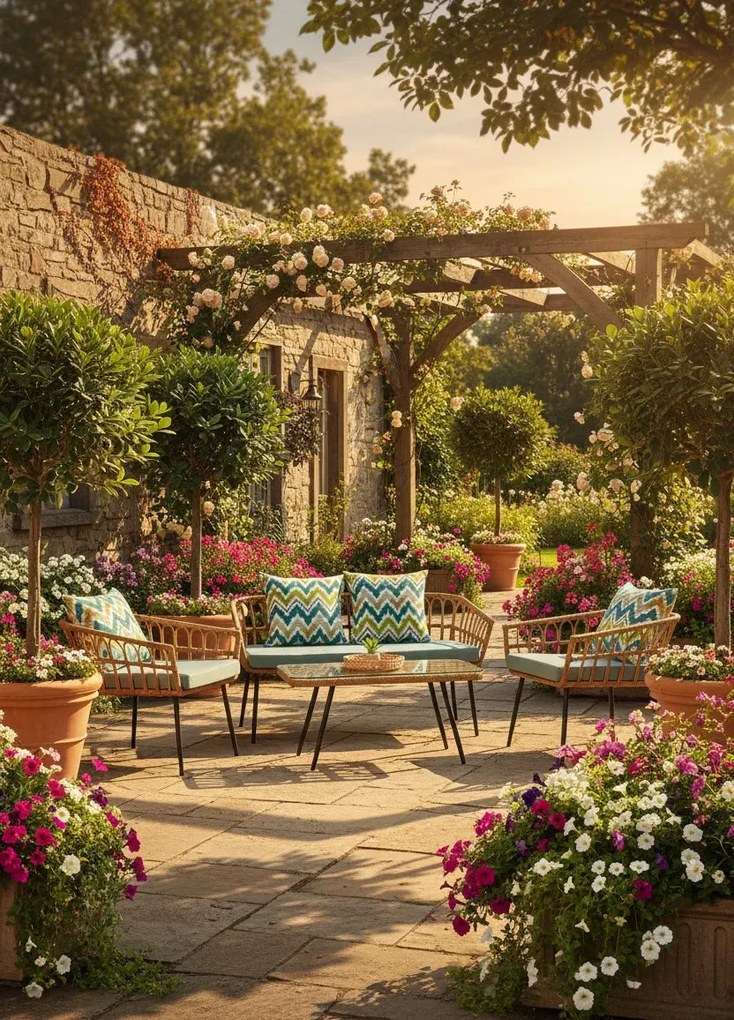 Rattanowa sofa ogrodowa B8-M97