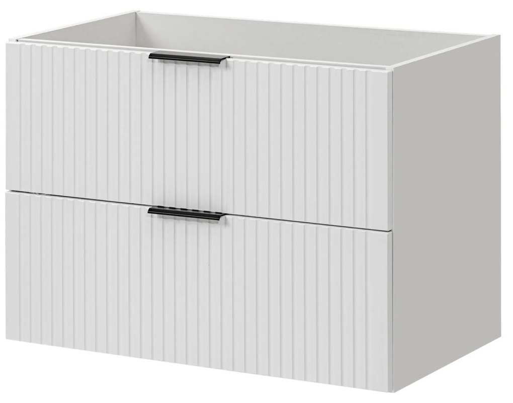 Szafka wisząca podumywalkowa biała 80 x 46 cm ASTROS White