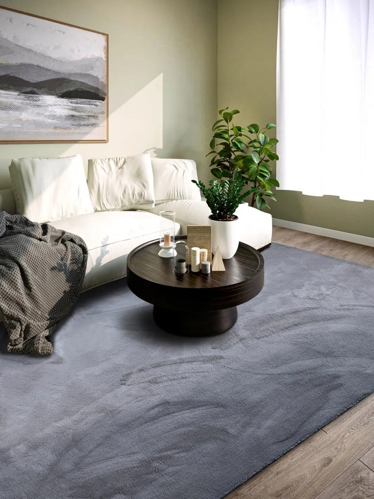 Dywan pluszowy Leon Villeroy &amp; Boch antracytowy 120 cm x 170 cm