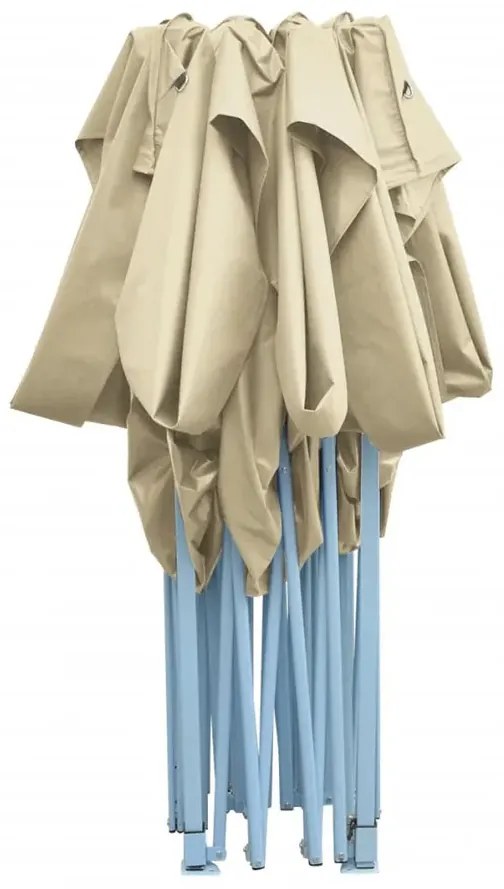 Rozkładana kremowa altana ogrodowa C4-B16