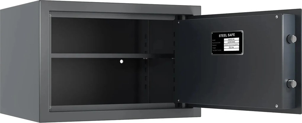 Sejf meblowy PRAKTIK 30, mechaniczny S1, 290 x 440 x 360 mm, 34,7 l