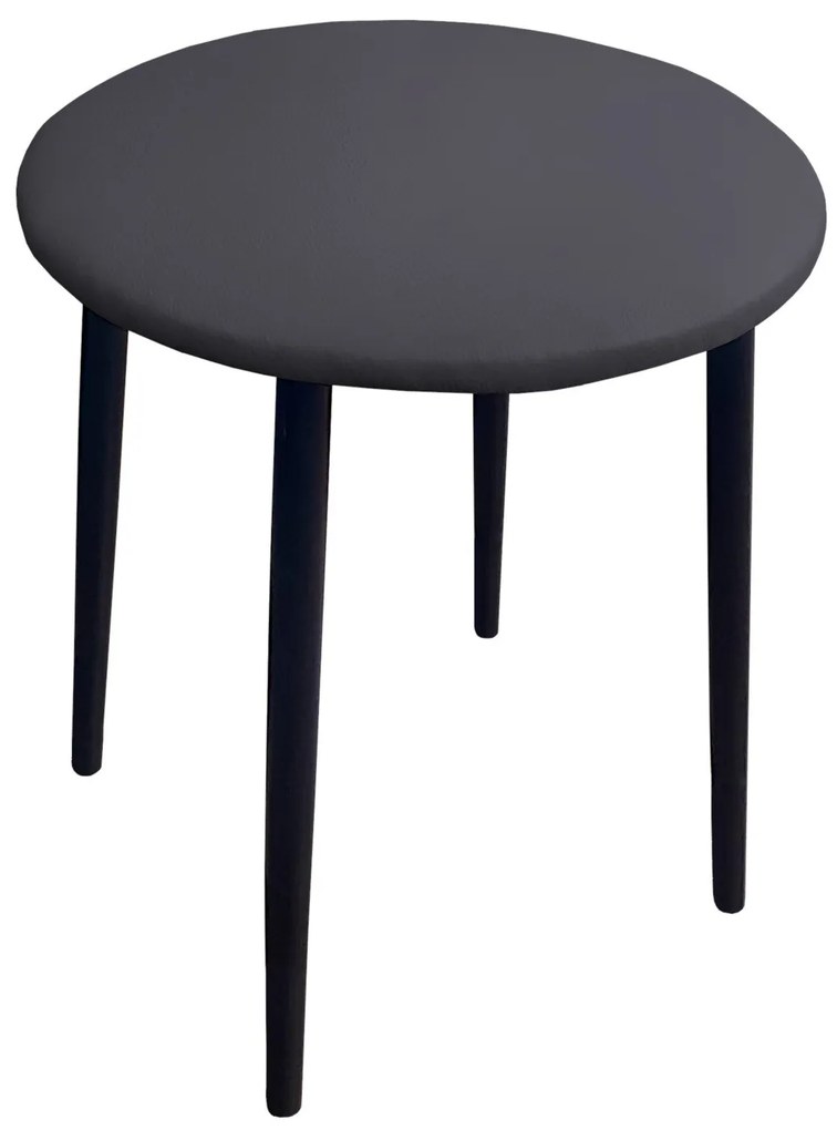 Taboret TRIX D23 szary podstawa czarna