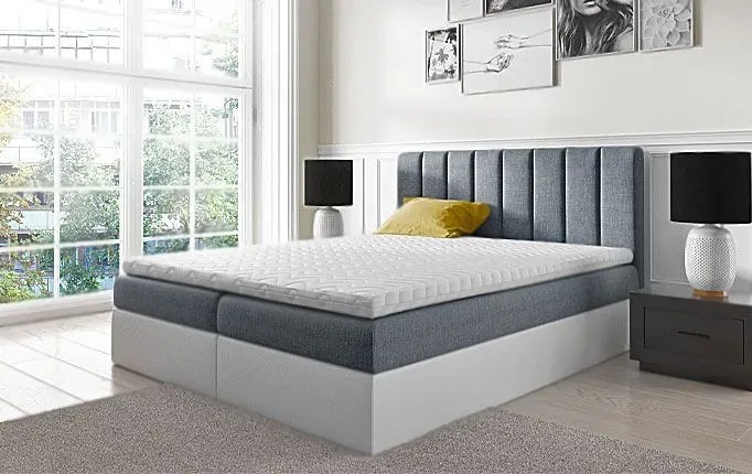 Łóżko kontynentalne Rolix 200x200 - 44 kolory