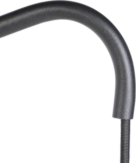 Lampa ścienna w stylu retro złota/mosiądz z kloszem - Demi