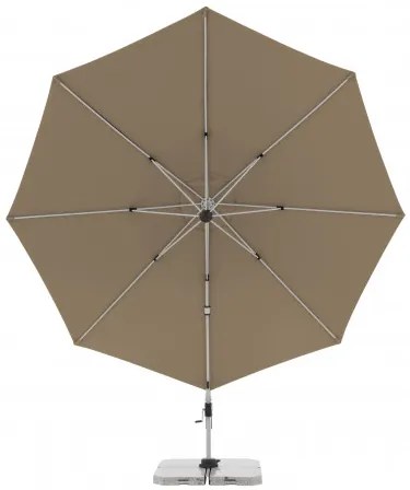 ACTIVE 370 cm - wahadłowy parasol ogrodowy z drążkiem bocznym : Substancja Desen - 846