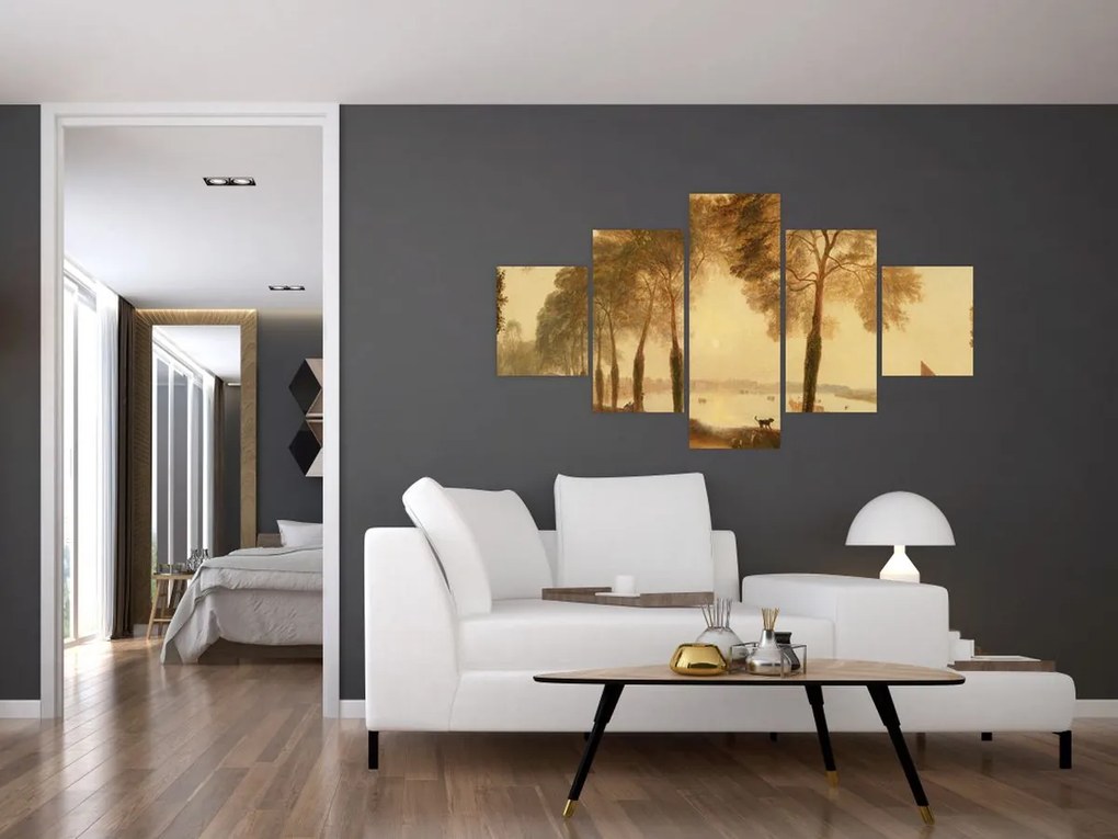 Obraz - Joseph Mallord William Turner, Mortlake Terrace, reprodukcje (125x70 cm)
