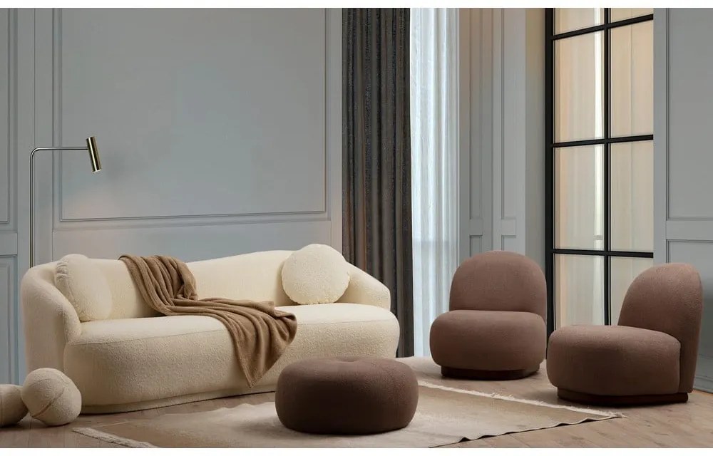 Kremowa sofa 225 cm Ancona – Artie
