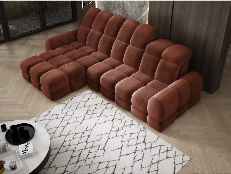 Narożnik TOLLO MINI S Lewostronny Elektryczna regulacja Salvador 07 WERSAL