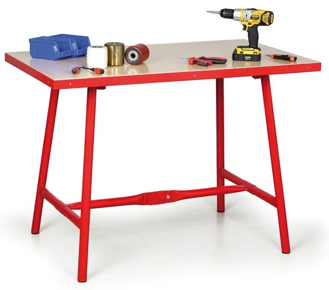 Składany stół warsztatowy, 1200 x 700 x 845 mm