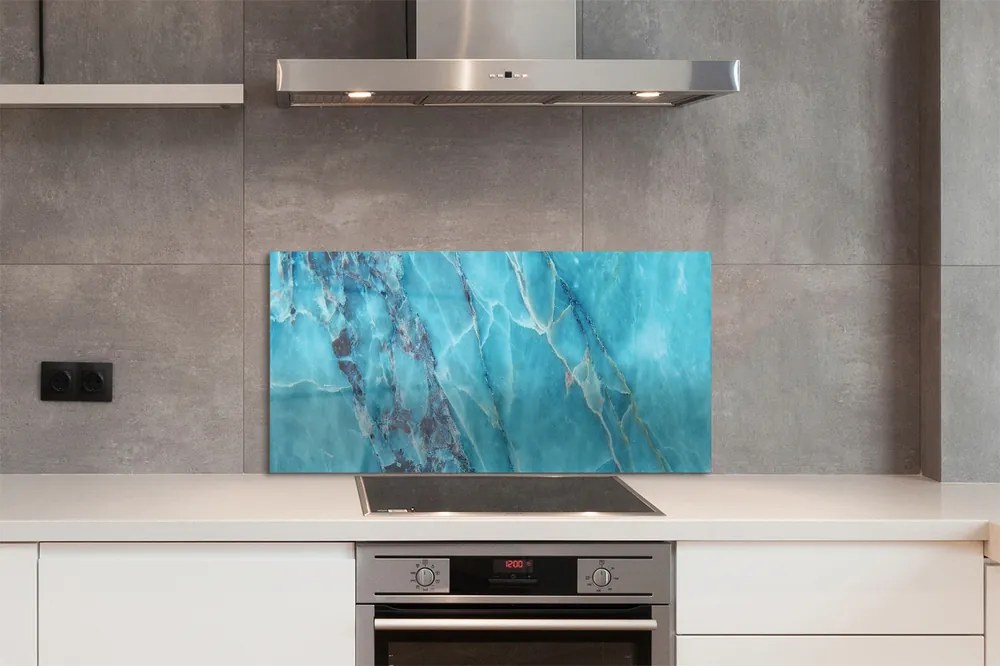 Panel szklany do Kuchni Marmurowy Dekor Ścienny