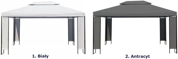 Nowoczesna altana ogrodowa antracyt H0-P26