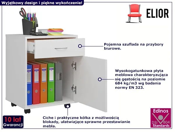 Komoda na kółkach - kontenerek Winta 3X