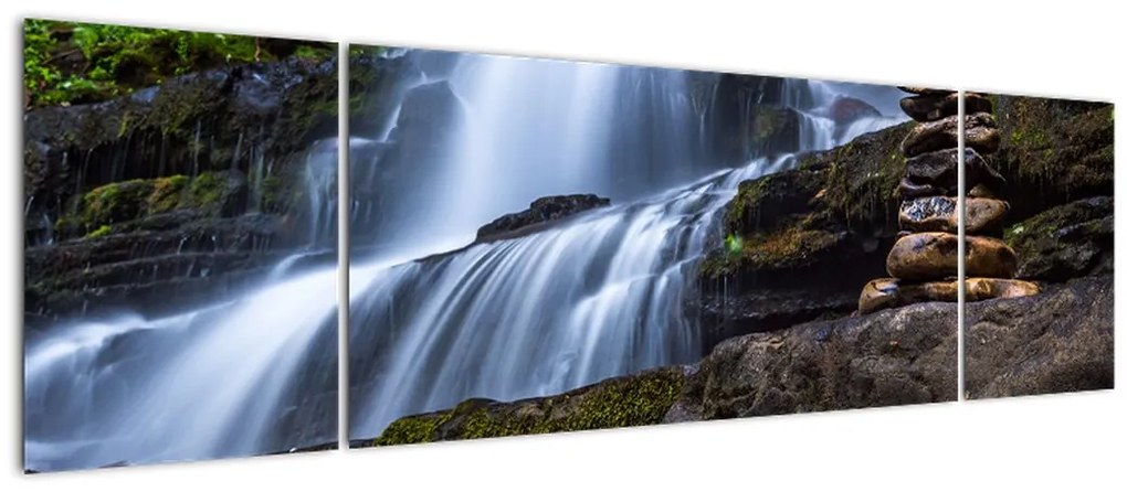 Obraz wodospadu (170x50 cm)