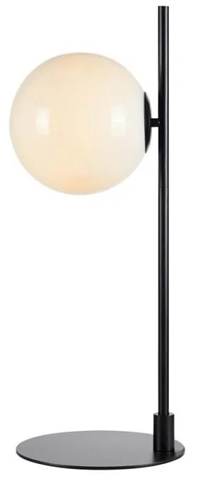 Biała lampa stołowa Markslöjd Dione, wys. 62,5 cm