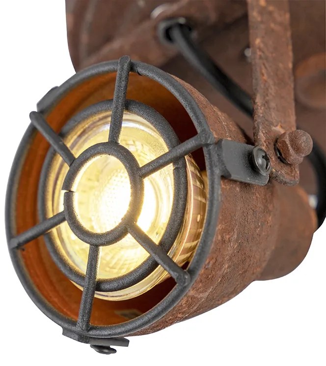 Przemysłowy reflektor rdzawy 2 źródła światła - Sorra