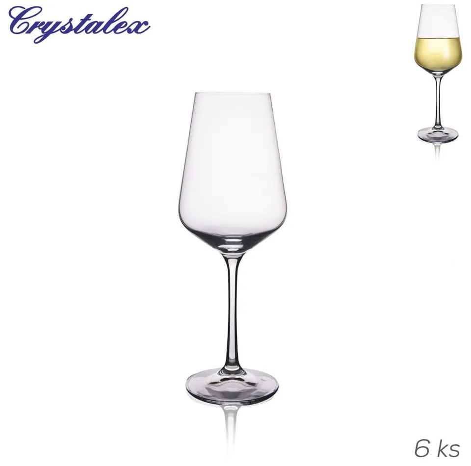 Kieliszki do wina zestaw 6 szt. 250 ml Sandra – Orion