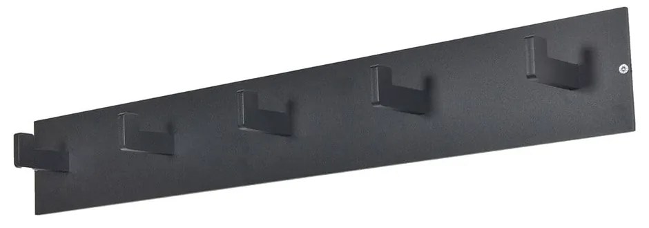 Czarny metalowy wieszak ścienny 70 cm Leatherman – Spinder Design