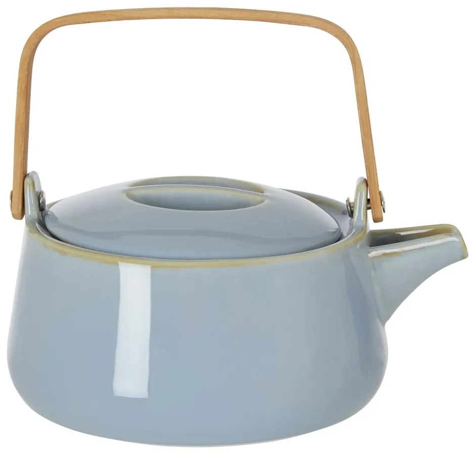 Niebieski porcelanowy dzbanek do herbaty 1 l Juna – Premier Housewares