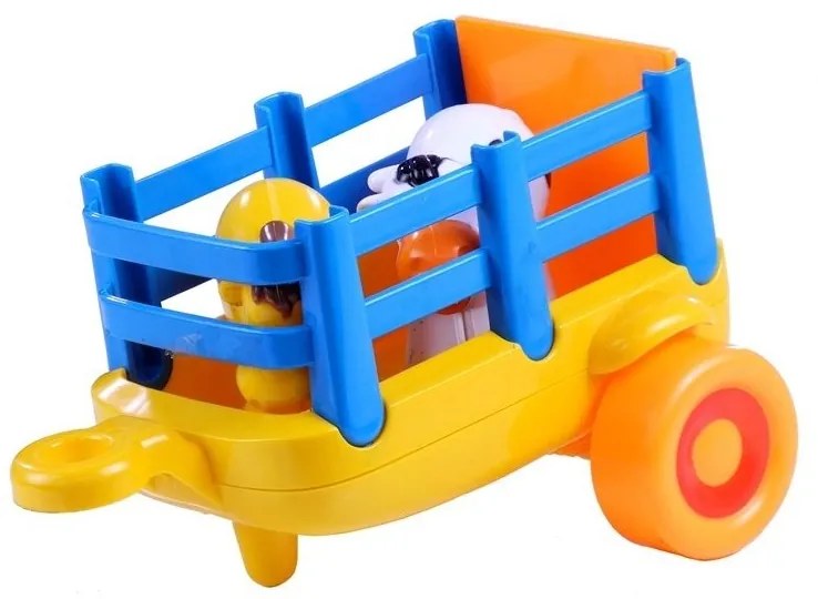 Traktor przyczepa zwierzątka gra świeci odgłosy