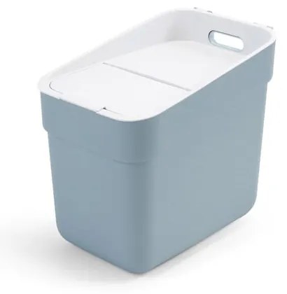 Jasnoniebieski kosz na śmieci do segregacji odpadów z plastiku z recyklingu 20 l Ready To Collect – Curver