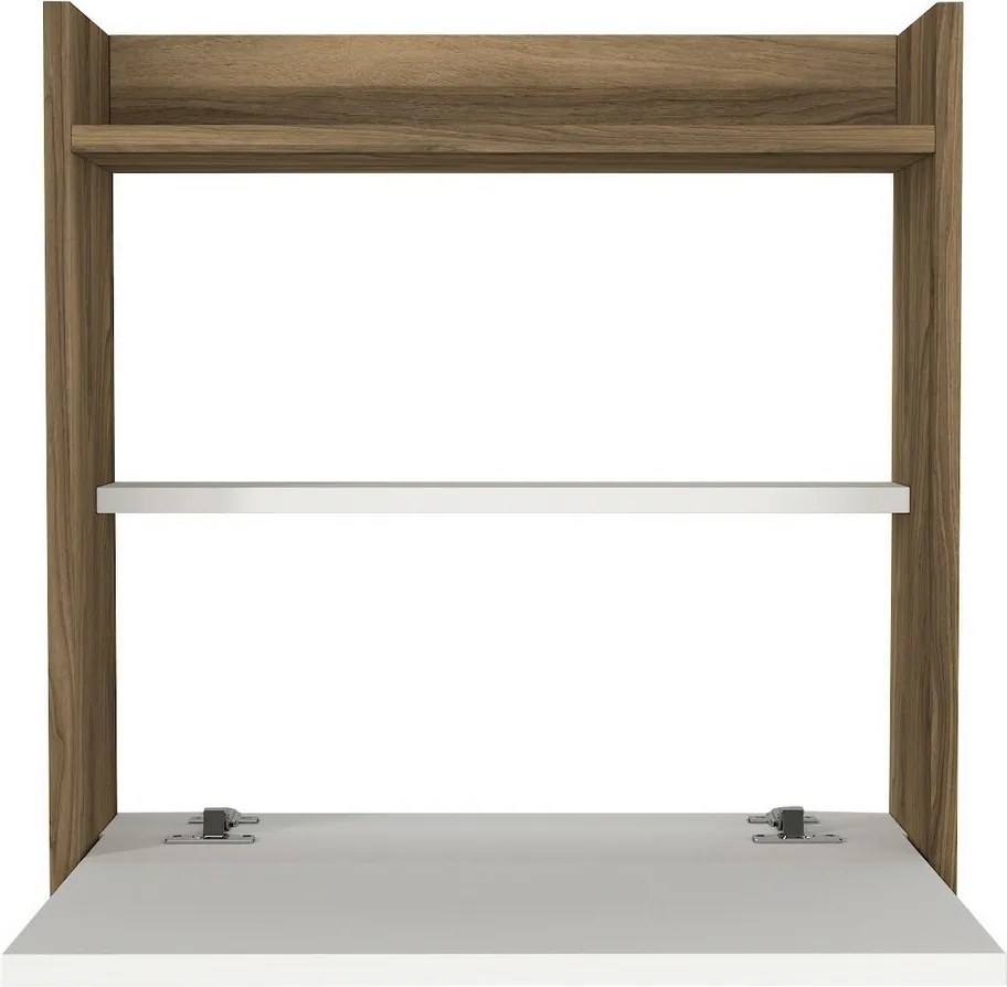 Biurko Laptop White and Walnut