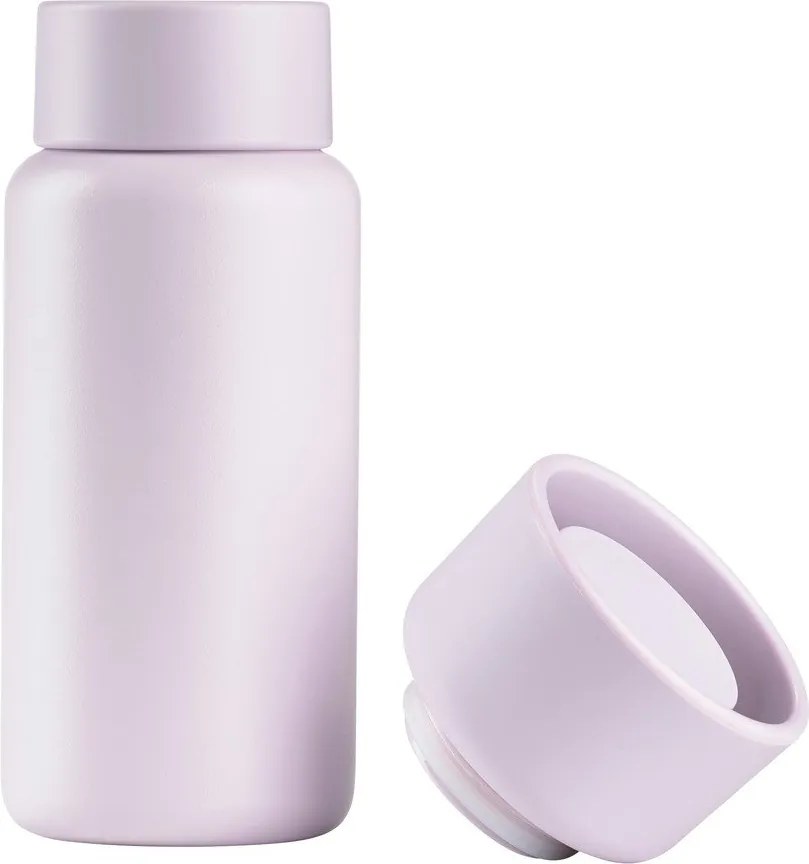 Jasnoróżowy kubek termiczny ze stali nierdzewnej 400 ml Singles – Zone