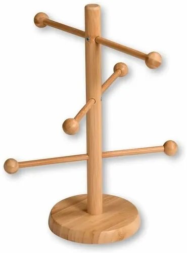 Kesper 58615 Stojak na precle i kiełbaski 6 ramion, wys. 37 cm