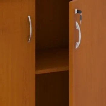 Szafka biurowa MIRELLI, 800 x 400 x 800 mm,  czereśnia