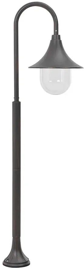 Brązowa niska lampa zewnętrzna stojąca - A464-Agita