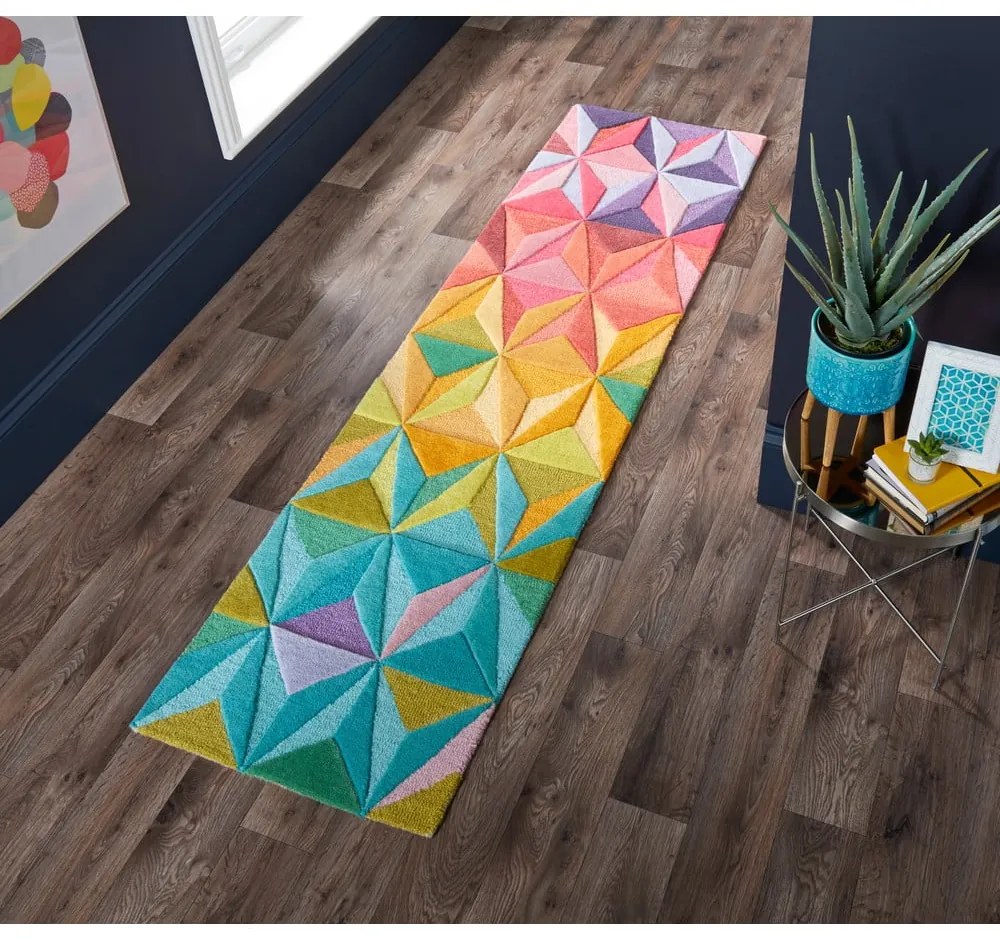 Wełniany chodnik 60x230 cm Reverie – Flair Rugs