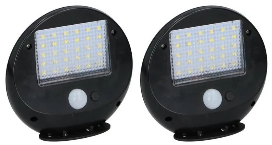 Grundig - Zestaw 2x LED lampy solarne ścienne z czujnikiem LED/3,2V 600 mAh