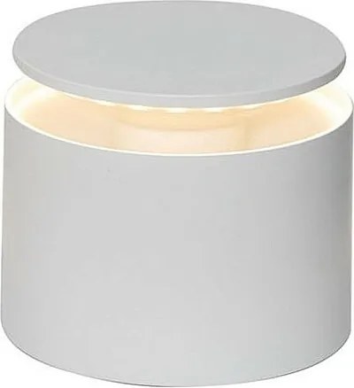 Przenośna i ładowalna biała lampa stołowa LED typu push-up