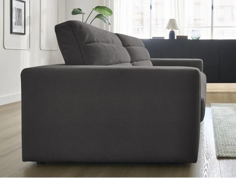 Czarna aksamitna sofa 276 cm Sierra – Bobochic Paris