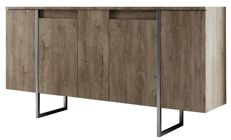 Szafka Luxe Walnut and Silver