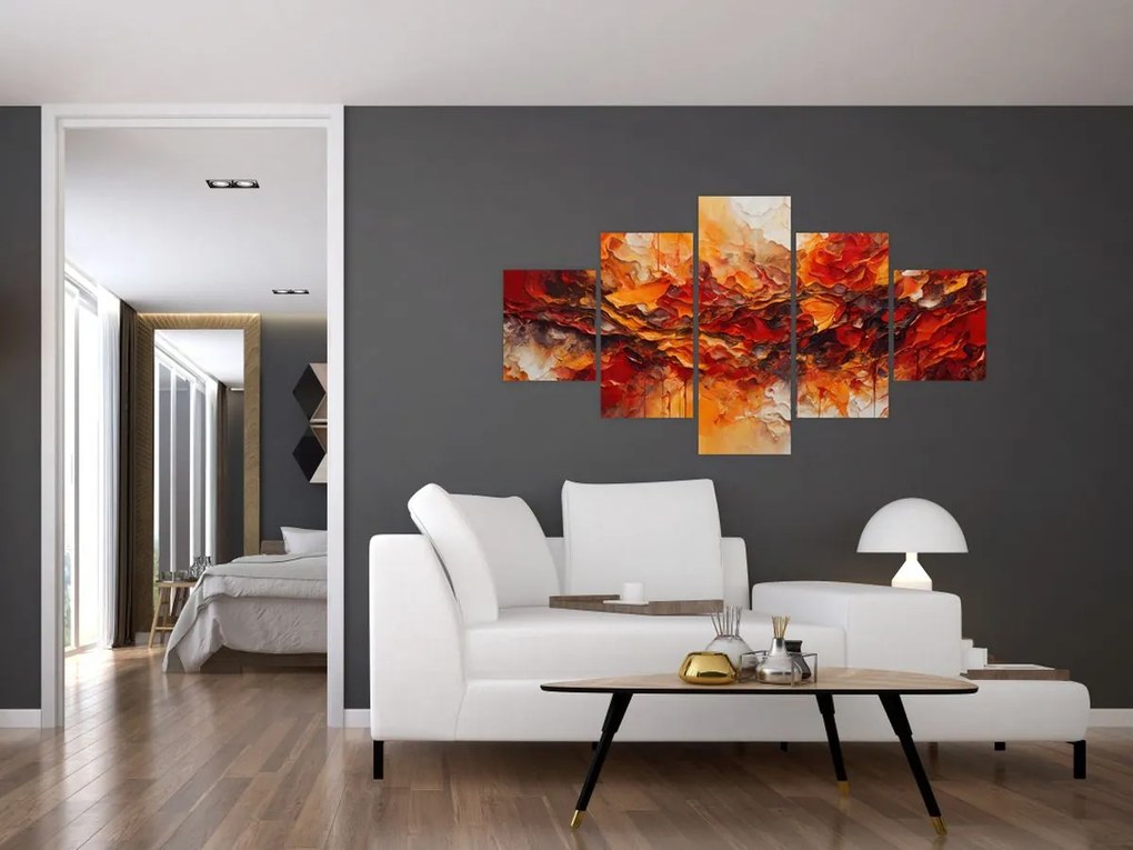 Obraz - Abstrakcja (125x70 cm)