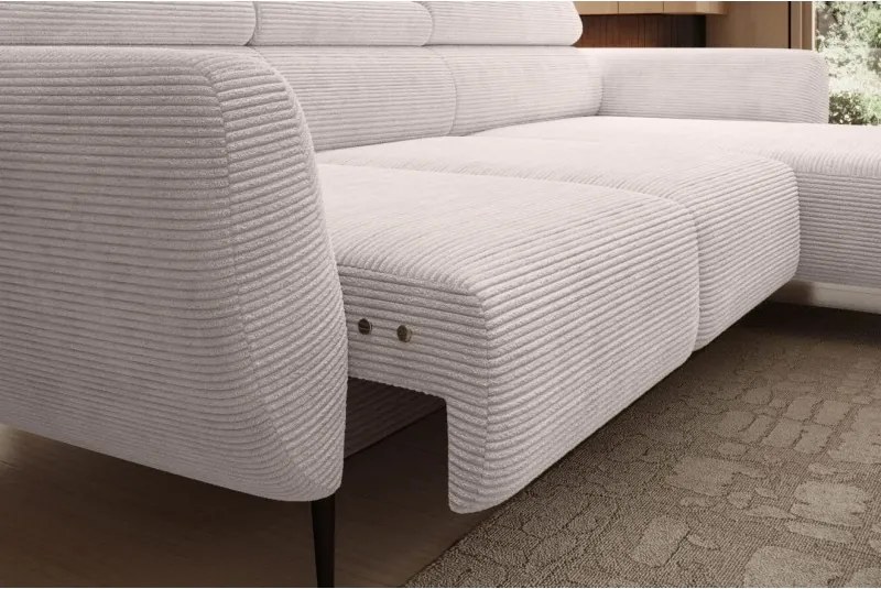 Narożnik ALISSON S/MINI z elektryczną regulacją siedziska WERSAL