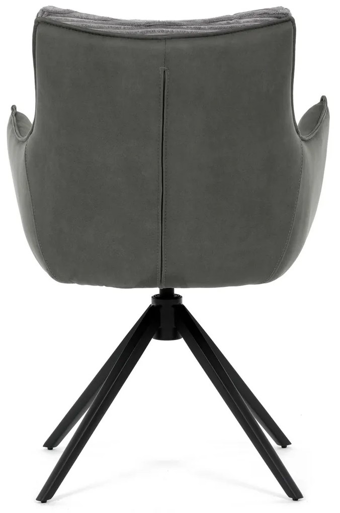 Zestaw krzeseł obiadowych z mechanizmem powrotnymDCH-D1345 GREY2, 2 szt.