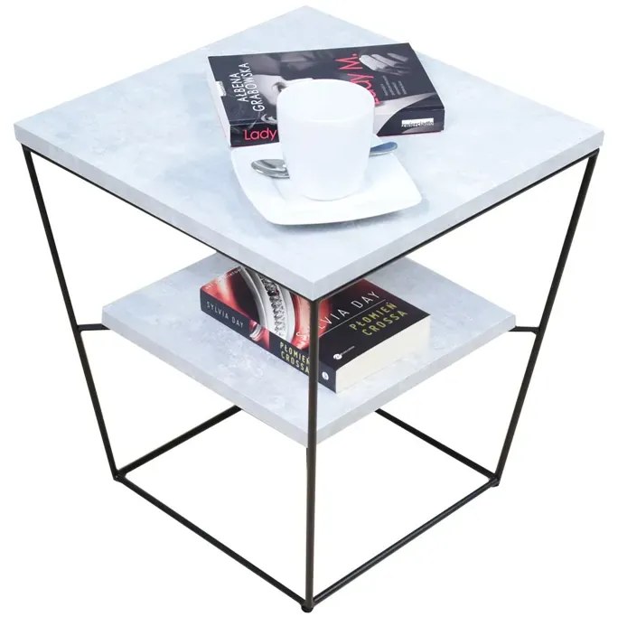 Nowoczesny stolik kawowy beton - Celia 4X