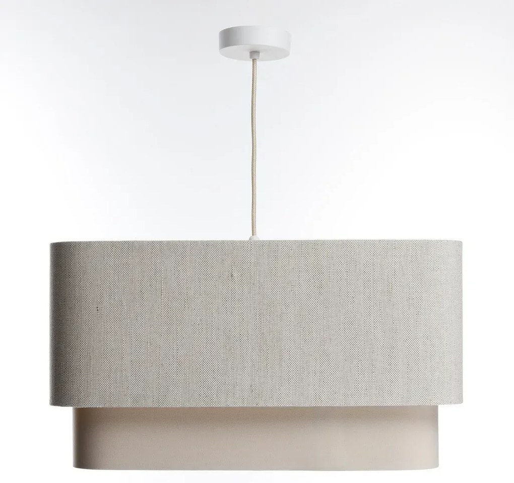 Lampa wisząca KWADRO DUO 002 51x47cm kremowa BPS KONCEPT