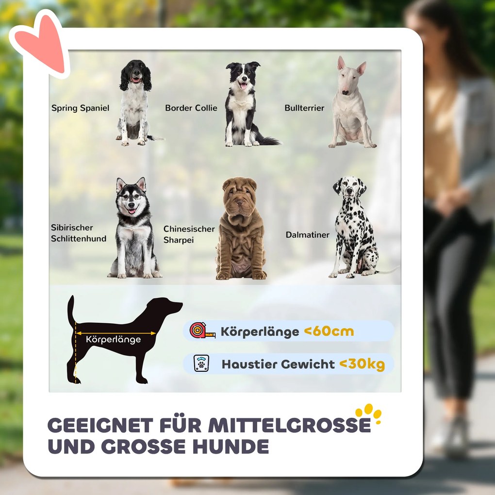 Outsunny Wózek dla Psa Kota Składany z Poduszką do 20kg | Aosom PL