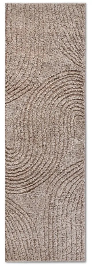 Beżowy chodnik 80x240 cm Pigment Beige – Elle Decoration