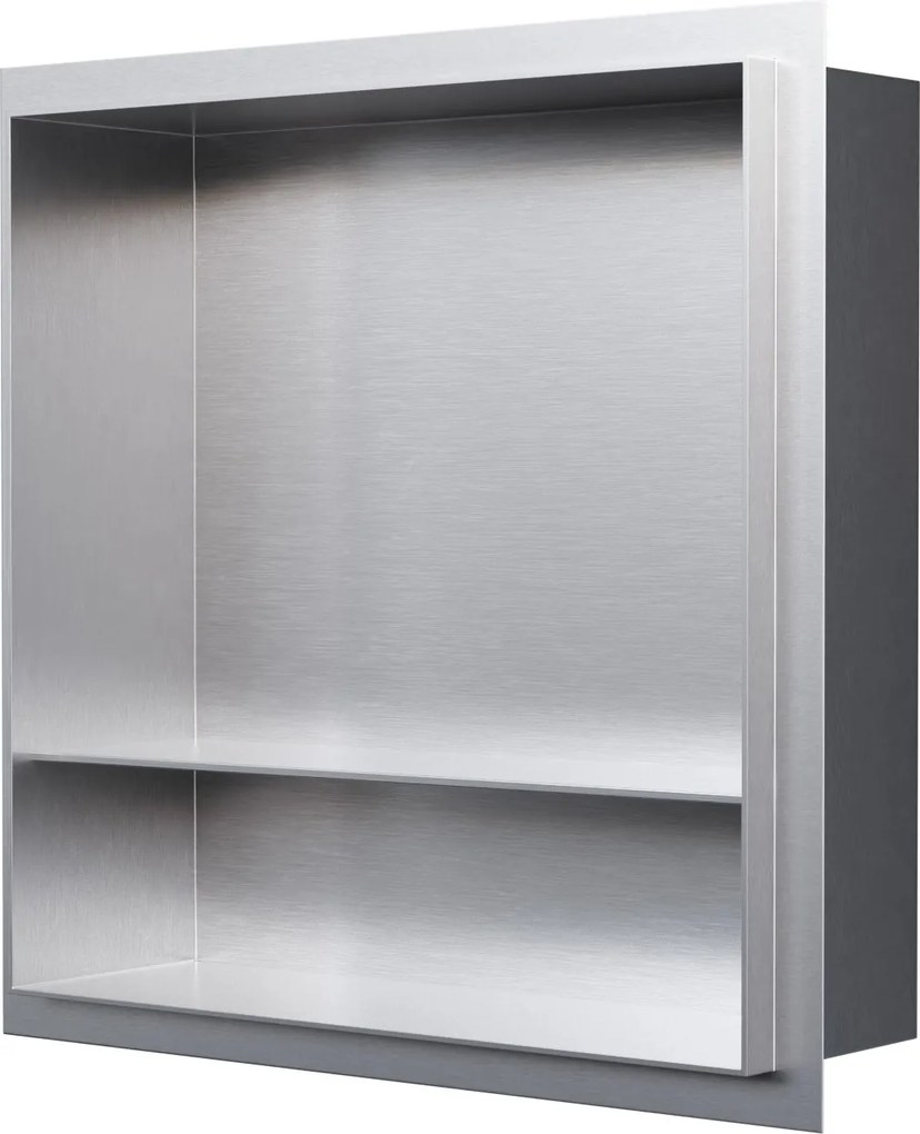 Półka wnękowa ścienna ze stali nierdzewnej NT303010X