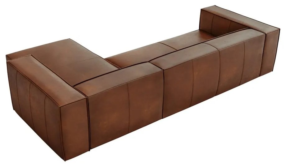 Koniakowy skórzany narożnik (prawostronny) Madame – Windsor &amp; Co Sofas