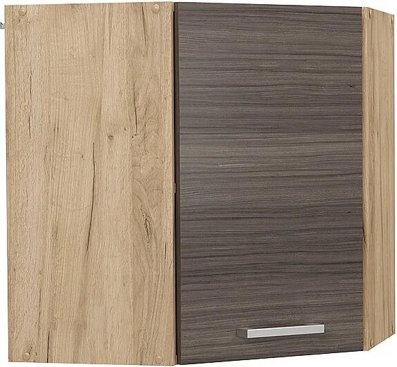 Szafka wisząca narożna szlachetna szarość 57x34.1x60 r-line